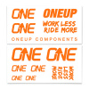 ONE UP Nálepky na riadidlá - OneUp Decal Kit Farba: Oranžová