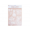 MFP Samolepiaca dekorácia 10469 biely bicykel 27,5 x 41cm