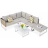 Focus Garden Focus DAVOS 1+1 záhradná sedacia súprava, biela 002969