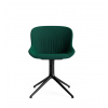 Normann Copenhagen Otočná stolička Hyg Comfort Chair Swivel 4L Black Alu – tmavozelená/hliník