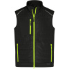 James & Nicholson Vesta JN 1822, hybridní, pánská COT021822d8700-black/neon XS Černá/žlutá fluorescent