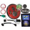 LED lampa s čipmi OSRAM 7 palcov reflektor homologácia
