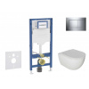 GEBERIT - Duofix Set předstěnové instalace, klozetu Oudee a sedátka softclose, tlačítko Sigma30, chrom SANI11CA1121B