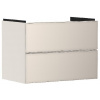 Hansgrohe Xevolos E - Umývadlová skrinka 78x58x48 cm, 2 zásuvky, matná béžová/metalická béžová 54179790