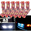 12 x Žiarovka T10 15 diód SMD CANBUS biela LED W5W