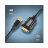 AXAGON aktivní převodník z USB-A (2.0) na RS-232 / ADS-1PQN / Čip FTDI / 1,5m (ADS-1PQN)