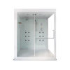 HOME DELUXE DESIGN XL Parná sprcha s vodopádom a LED osvetlením - 180 x 130 cm