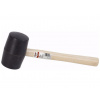 KRT904003 Gumová palice černá 900g - Dřevěná násada KREATOR