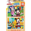 EDUCA Drevené Mickey a Minnie 2x16 dielov