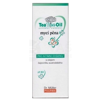 Dr. Müller Tea Tree Oil Umývacia pena na intímnu hygienu 150 ml intímna čistiaca pena