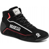 Závodní boty FIA Sparco Slalom plus černá (Sparco Slalom + barva černá nehořlavé boty jezdece nebo spolujezdce s homologací FIA)