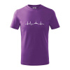 Ekg Jeseníky - Tričko detské bavlnené - 158 cm/12 rokov ( Fialová )