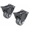 Extol Premium 8856012 | Kolieska pevné 40 mm, max. nosnosť 30 kg/1 ks, čierne, balenie 2 ks