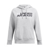 Dámska Mikina UNDER ARMOUR RIVAL FLEECE WORDMARK HOODIE 1386512-011 – Sivá