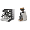 Rocket Espresso Appartamento TCA, white + Eureka Mignon Single Dose, White & Oak