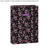Školské dosky A4 box Pearl blossom black
