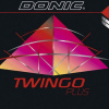 Poťah Donic Twingo Plus Vyberte FARBU poťahu: čierny / BLACK, Vyberte HRÚBKU špongie: 1,5 mm