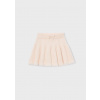 MAYORAL pletená dievčenská sukňa 128 Béžová