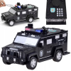 Automobilka Piggy Bank (Piggy Bank bezpečná pre mince Pin Auto polícia)