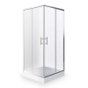 Štvorcový sprchový kút Roth ORLANDO NEO 900×900 mm, Brillant/matné sklo, N0655