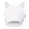 New Baby Luxusná detská zimná čiapočka s uškami Snowy collection