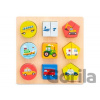 New Classic Toys vkladacie puzzle dopravné prostriedky
