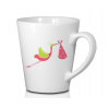 Hrnček Latte 325ml Čáp s holkou