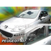 Plexi, ofuky PEUGEOT 407, 4D, 2004 =>, přední
