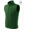 Rimeck Next Unisex fleece vesta 518 fľaškovo zelená 06 (brand label) L