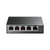 TP-LINK TP-Link TL-SF1005LP sieťový prepínač Nespravované Fast Ethernet (10/100) Podpora napájania cez Ethernet (PoE) Čierna (TL-SF1005LP)