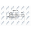 Sada kĺbov hnacieho hriadeľa AJS ORIGINAL Parts NTY SP NPW-CH-005