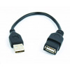 Gembird CCP-USB2-AMAF-0.15M USB 2.0 A (M) - USB-A (F), 0,15m, černý
