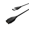 Nabíjací kábel USB FIXED pre inteligentné hodinky Garmin, čierny