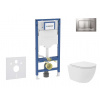 Geberit Duofix Set predstenovej inštalácie, kompaktného klozetu Oudee Vortex a dosky softclose, tlačidlo Sigma20, lakovaný chróm mat/chróm SANI11CA1142B