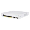 Cisco CBS250-8FP-E-2G (8xGbE,2xGbE/SFP combo,8xPoE+,120W,fanless) - REFRESH