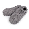 Pánska zimná domáca obuv s protišmykom - (vel. 39-42) šedá svetlá