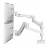 ERGOTRON ERGOTRON LX Pro Dual Stacking Arm, stolní dvouramenný držák pro 2 monitry, bílá