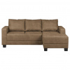 MID.YOU ROHOVÁ SEDACIA SÚPRAVA, textil, bahenná hnedá - Online Only obývacie izby - 001628000207