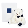 Doudou Histoire d´Ours Plyšový medvedík s tmavomodrým motýlikom 30 cm Doudou Histoire d´Ours