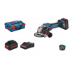 BOSCH GWS 18V-15 SC - 0 601 9H6 101 - Akumulátorová uhlová brúska BITURBO