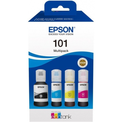 Epson originál ink Multipack 101 / C13T03V64A, T03V64A, CMYK, Epson EcoTank C13T03V64A