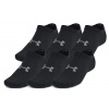 Under Armour Essential No Show 6 Pack Black/Black 42-47.5