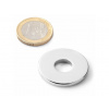 SOLLAU Neodymový magnet medzikružie D 30/10.5 mm, H 3 mm, N40, ponikelovaný