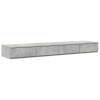 zahrada-XL Zásuvky pod posteľ Concrete Grey 160x36,5x16,5 cm Kompozitné drevo 866974