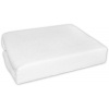 Nepremokavé froté prestieradlo do kočíka 75 x 35 - biele