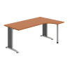 OFFICE PRO s.r.o. HOBIS kancelársky stôl pracovný tvarový, ergo ľavý - FE 1800 L, čerešňa