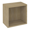 Sapho ESPACE otvorená policová skrinka 35x35x22cm, brest Bardini SPH ESC150-1313
