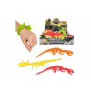 Teddies Náramok dinosaurus naťahovací mačkací silikón 22 cm 4 farby