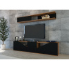 TV skrinka / Obývacia stena Taç - Walnut, Black