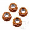 JMP Matica Rozeta sada JMP BOLT M10 x 1.25 mm Alu Racing orange pre Kawasaki Vulcan VN1500 1999-2005